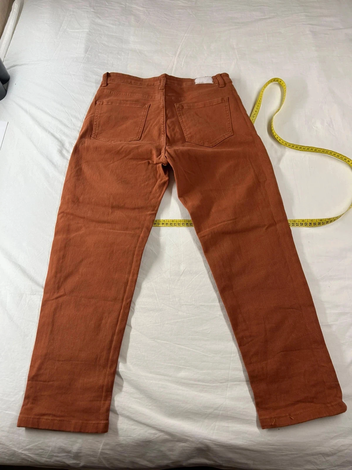 Brown orange high-waisted Voggo jeans – photo 11